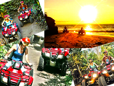 Cozumel ATV and snorkel tour to discover the Cozumel Jungle and snorkel from a Cozumel Beach