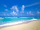 Beaches on the other side of Cozumel Mexico